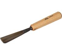 STUBAI Ciseau à bois série 52 - forme 8 | Ciseau à bois droit 30 mm, avec manche en bois, pour les travaux de sculpture de figures, d'entailles et de reliefs, pour un travail précis du bois