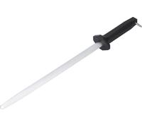 STUBAI Fusil de boucher | Fusil à aiguiser 300 mm | Fusil en acier de qualité supérieure pour affûter les couteaux et les lames | Fusil en acier inoxydable, résistant au lave-vaisselle