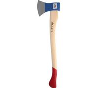 STUBAI Hache de nettoyage | 900 g poids de la tête | Hache en acier avec manche en bois, petite hache pour le travail forestier, hache à fendre, hache universelle, hache de loisirs