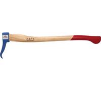 STUBAI manche en hickory de haute qualité, résistant à la rupture, en bois de frêne | 700 mm, poids de la tête 650 g | manche forgé | pour le ramassage et le transport de morceaux de bois et de troncs