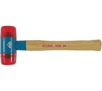 STUBAI Marteau de protection 60 mm, rouge, 100805