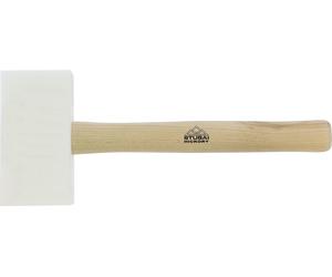STUBAI Marteau Spengler, carré, manche en hickory 155x85x35