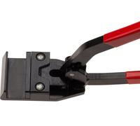 STUBAI Pince à sertir droite, avec largeur de travail de 50mm - 282601 |Bien adaptée à la fermeture des joints debout | Mâchoires trempées Bords arrondis Branches ergonomiques