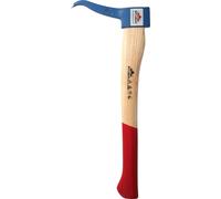 STUBAI Sapper manuel avec manche en frêne | 450 mm, 650 g poids de la tête | Sapper manuel matricé | pour ramasser et transporter des morceaux de bois et des troncs d'arbre