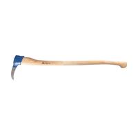 STUBAI Sappie forme tyrolienne | 1000 g poids de la tête | Sappie avec manche en frêne | matricé, pointe trempée, aiguisée, polie | pour tirer et déplacer des morceaux de bois