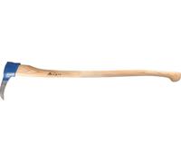 STUBAI Sappie forme tyrolienne | 1100 g poids de la tête | Sappie avec manche en frêne | matricé, pointe trempée, aiguisée, polie | pour tirer et déplacer des morceaux de bois