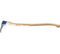 STUBAI Sappie Forme tyrolienne avec dentelure | Poids de la tête : 1 000 g | Manche en frêne | Forgé, pointe trempée, affûté et poli | Idéal pour tirer et déplacer du bois