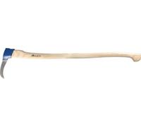STUBAI Sappie forme tyrolienne avec denture | 1100 g poids de la tête | manche en frêne | matricé, pointe trempée, aiguisée & polie | pour tirer & déplacer le bois