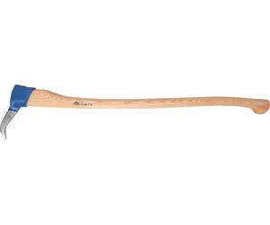 STUBAI Sappie forme Unterländer | 1200 g poids de la tête | Sappie avec manche en frêne | forgé dans la matrice, pointe trempée, aiguisée, polie | pour tirer et déplacer des morceaux de bois