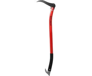 STUBAI Sappie manuel | manche ergonomique en alu courbé | 700 mm | Tracteur de branches | Sappie manuel pour ramasser, déplacer et transporter des morceaux de bois et des troncs d'arbres