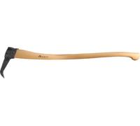 STUBAI Sappie Nature | Sappel forme basse avec manche en frêne | 1100 g poids de la tête | pour tirer, soulever et déplacer le bois