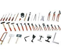 "STUBAI Set de ferblanterie 41 pièces avec mallette - Set professionnel pour le travail de la tôle en acier à outils de haute qualité - Assortiment complet pour ferblantiers, couvreurs & artisans - ca