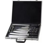 STUBAI Set professionnel de couteaux de chef en mallette, 11 pièces