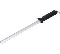 STUBAI Spatule diamantée | 260 mm | Spatule de boucher STUBAI en acier inoxydable pour aiguiser les couteaux de cuisine et de chef, finement aiguisée, rivetée spécialement, inoxydable, lavable au lave