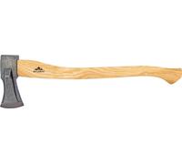 STUBAI Superspalter Natureline 1800 g | Hache à fendre professionnelle avec coin pour bois de chauffage et bois de cheminée | Outil forestier forgé en acier | Longueur 700 mm
