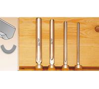 STUBAI Tube de forme professionnel 7mm - Outil de tournage polyvalent pour l'ébauche de pièces brutes, la réalisation de gorges & de profils dans le bois long et transversal, idéal pour les pieds de c
