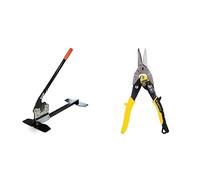 STUD CUTTER - Guillotine pour profilés métalliques & Stanley FATMAX Cisaille Aviation Tête Droite Acier Forgé Chromé Double Action de Pivot pour Plus de Puissance Poignées Ergonomiques Gamme