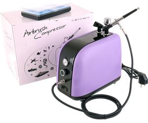 Studio Compressor Kit - Cosmetic Spray Paint HS-386k (pour le tatouage, la peinture corporelle et le modelage)