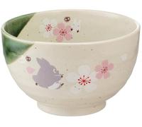 Studio Ghibli via Bluefin Porcelaine Mon voisin Totoro Série de plats traditionnels japonais - Bol [Sakura/fleur de cerisier] - Produit officiel