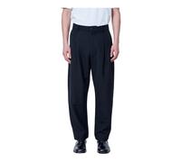 Studio Nicholson - Pantalon fuselé en coton à plis - Homme - Pantalons - Noir - Taille: M