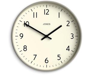 Studioklok | Horloge murale ronde moderne | 30 cm | Gris | Chiffres bien lisibles | Design polyvalent pour la cuisine, le salon ou le bureau
