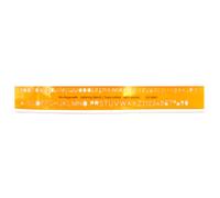 Studygraph by Graph'it - Normographe pour Dessin Technique, Carte et Schémas - Trace Lettres ISO - 10 mm - Architectographe - Plastique Résistant Anti-choc - 38,5 x 5,7 cm