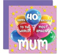 Stuff4 Carte d'anniversaire 40 ans pour 40 ans