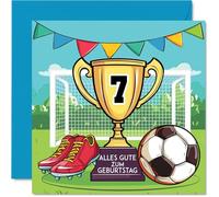 Stuff4 Carte d'anniversaire 7e garçon, Trophée des champions