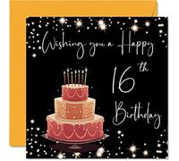 Stuff4 Carte de 16e anniversaire pour filles et garçons, petit-fils