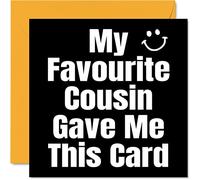 Stuff4 Cartes d'anniversaire amusantes pour cousin, Mon cousin préféré