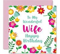 Stuff4 Cartes d'anniversaire amusantes pour femme, Merveilleuse femme