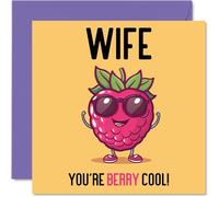 Stuff4 Cartes d'anniversaire pour femme, Berry Cool