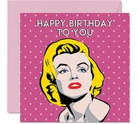 Stuff4 Cartes d'anniversaire pour femme, Marilyn