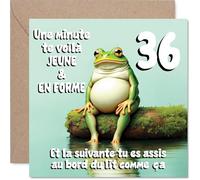 Stuff4 Drôle Carte d'Anniversaire 36 Ans, Enveloppe Incluse