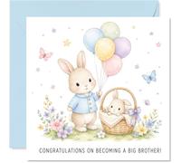 Stuff4 Sweet New Baby Card Hopping into Big Brotherhood