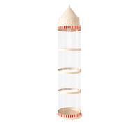Stuffed Animal Storage Tube | Transparent Doll Organizer | Dustproof Aesthetic Castle Toy Organizer for Living Room Bedroom Toddler Garage Balcony Nursery Dorm Playroom