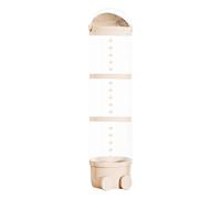 Stuffed Animal Tube Storage - Clear, 3 Layer Stackable Toy Display, Large Stuffed Animals Holder, Transparent Storage Box With Lid, Space-Saving Vertical Design | Playroom, Bedroom, Nursery, Kids Room