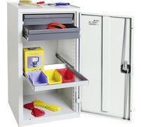 Stumpf Armoire à outils et matériel série 3000 gris clair + 2 tiroirs 100 mm + 1 tablette coulissante - 3001207