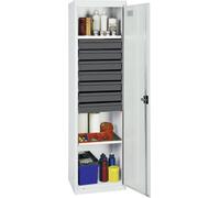 Stumpf Armoire à outils et matériel série 3000 gris clair + 7 tiroirs 100 mm + 2 tablettes coulissantes - 3005207