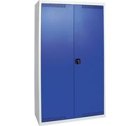 Stumpf Armoire d'environnement BP-5 gris clair / bleu gentiane + 7 bacs de rétention + 3 tiroirs 100 mm - 7599074
