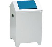 Stumpf caisse à laine de nettoyage gris / bleu 680x400x400mm avec couvercle pendulaire poignées rabattables - 5101002