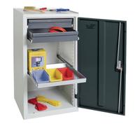 Stumpf Metall Armoire d'outillage/Servante de machine H1000xl500xP500 mm 2 tiroirs, 1 tablette Quantité:1