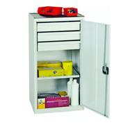 Stumpf Metall Stumpf Armoire à outils métal Hauteur 100 cm gris clair bleu gentiane Quantité:1