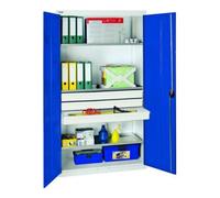 Stumpf Armoire d'environnement BP-3 gris clair + 4 bacs de rétention - 7595007