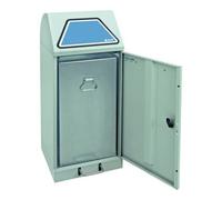 Stumpf Metall Stumpf Conteneur à déchets en métal 75 litres gris clair à pédale galvanisé Quantité:1
