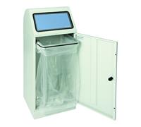 Stumpf Metall Stumpf Métal Conteneur à déchets 70 litres avec grande ouverture et support pour sacs à déchets Quantité:1