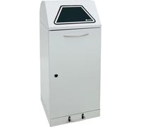 Stumpf Tri des déchets Modul-Vario 120 gris clair Seau intérieur 120l + pédale - 625-120-1-2-735