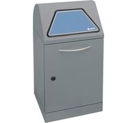 Stumpf Tri des déchets Modul-Vario 45 gris alu structuré Seau intérieur 45l - 625-045-0-2-100
