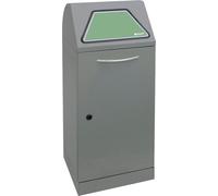 Stumpf Tri des déchets Modul-Vario 75 gris alu structuré Seau intérieur 75l - 625-075-0-2-100