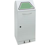 Stumpf Tri des déchets Modul-Vario 75 gris clair Seau intérieur 75l + pédale - 625-075-1-2-735